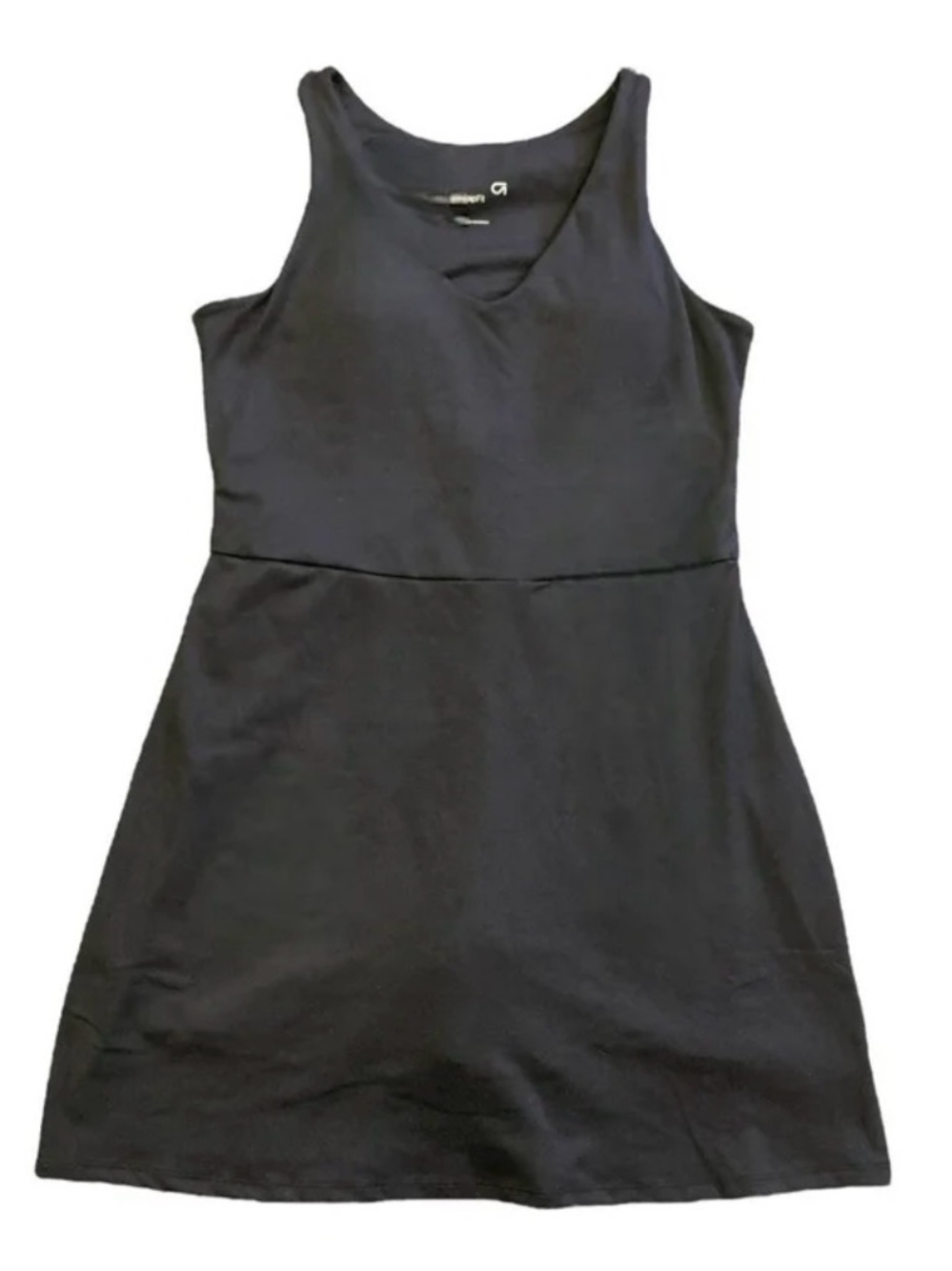 GapFit Black Active Dress Scoop Neck Built-in Shorts Sz L Sport